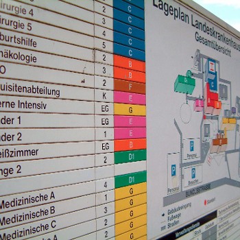 Lageplan Krankenanstalt