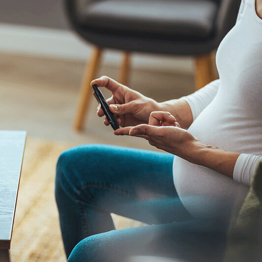 Mehr Informationen zum Thema: Schwangerschafts&shy;diabetes