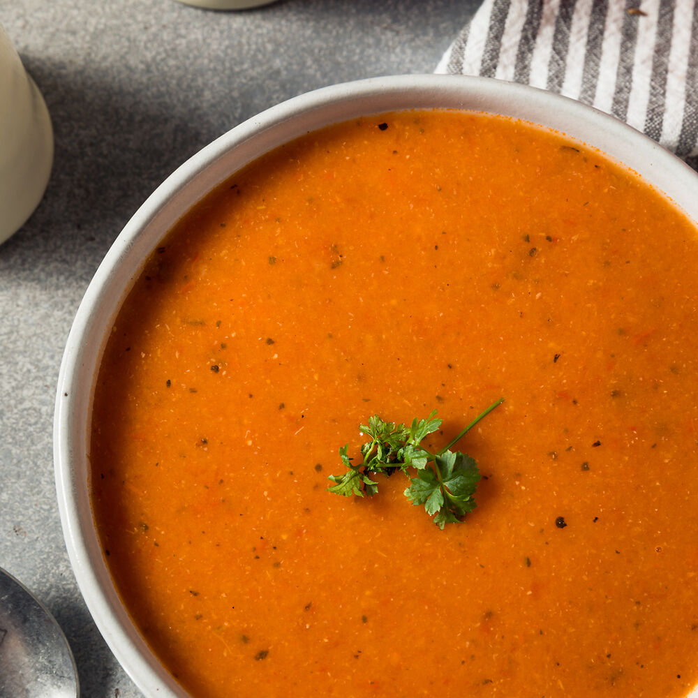 Mehr Informationen zum Thema: Rote Paprika&shy;creme&shy;suppe