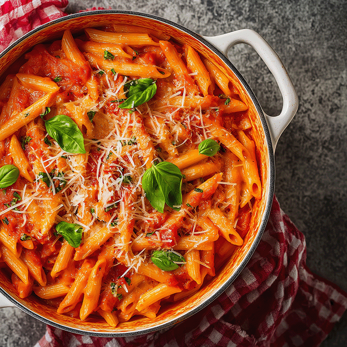 Mehr Informationen zum Thema: Ein-Topf-Penne